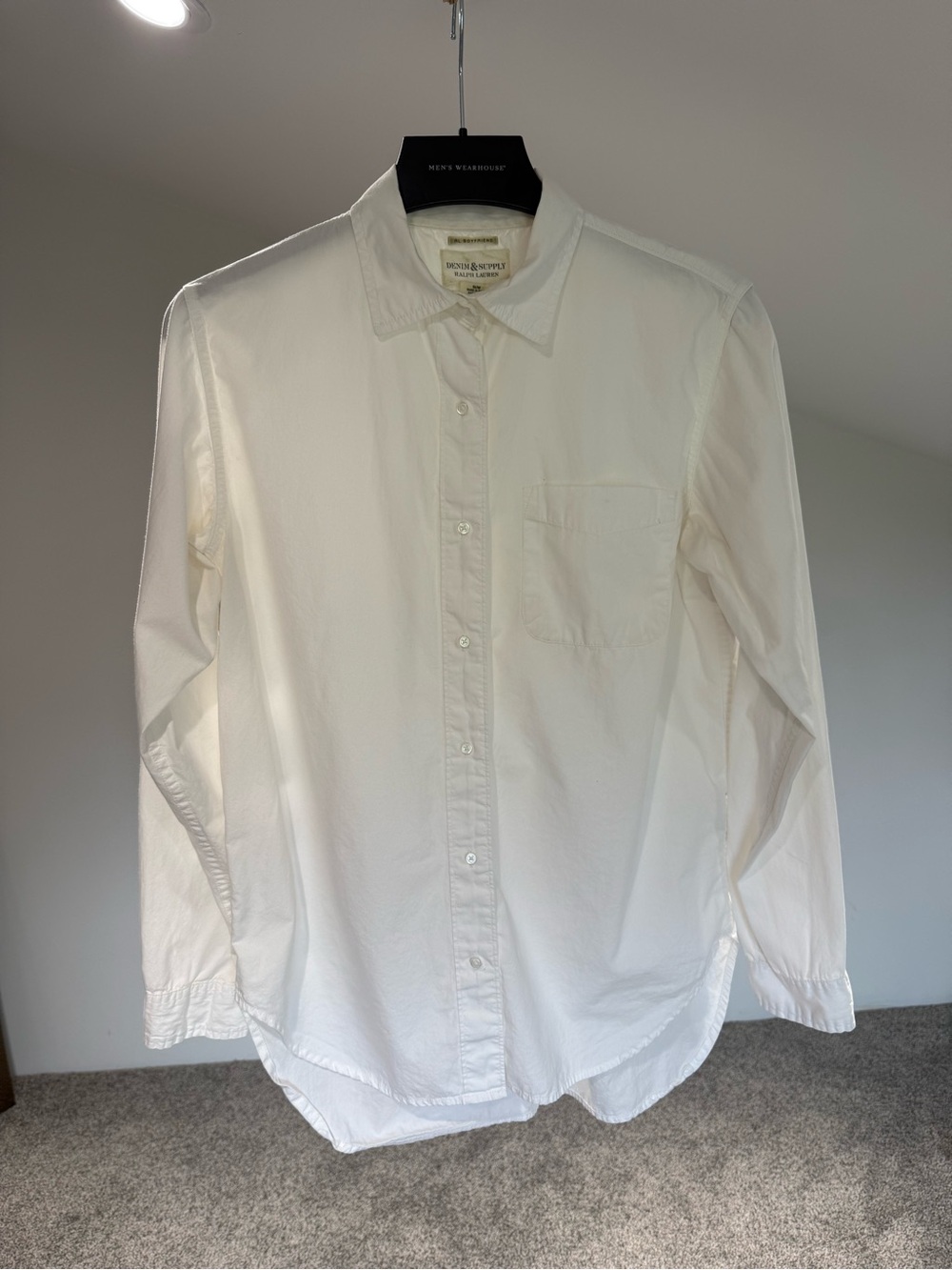 RL Denim & Supply Button Down T-Shirt size M